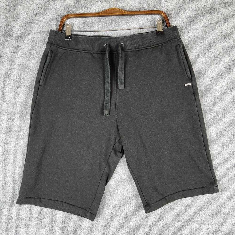 UGG Sweat Shorts Men's Black‎ XL Cotton Blend Lounge Gym